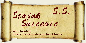 Stojak Svičević vizit kartica